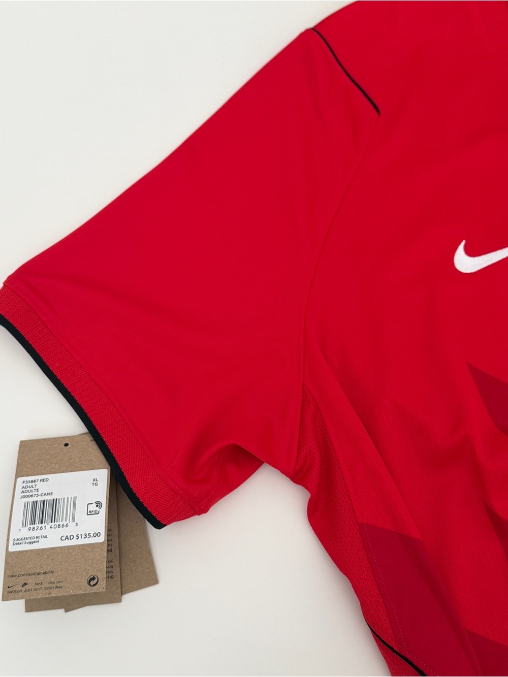 Canada Nike 2026 Stadium Home Men's Nike Dri-FIT Shirt - Picture 8 of 13